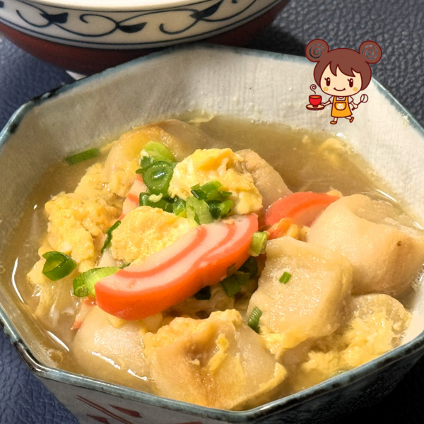 おつゆ麩と赤巻のたまごとじ_コピー